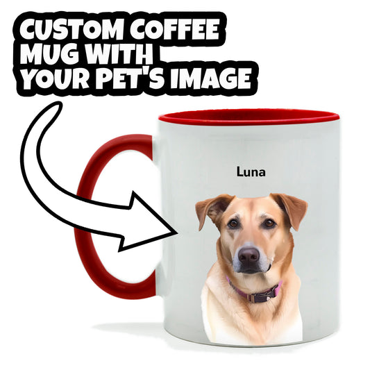 Personalized Pet Portrait Mugs