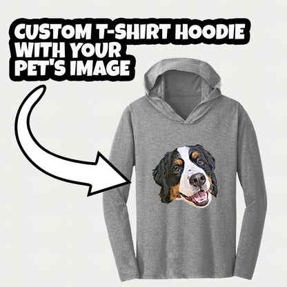 Custom T-Shirt Hoodie With Your Pet's Image