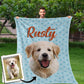 Blanket with Custom Pet Portrait