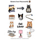 Goodnotes digital stickers for cat lovers